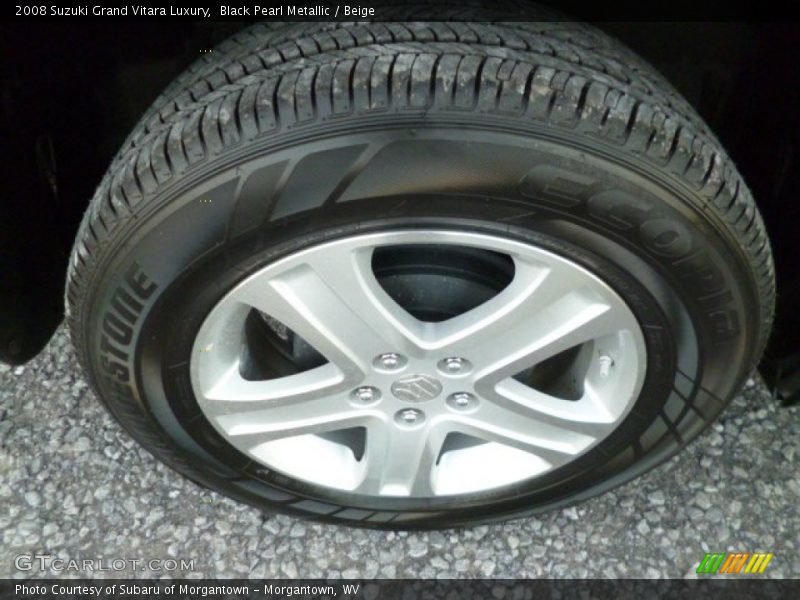 Black Pearl Metallic / Beige 2008 Suzuki Grand Vitara Luxury