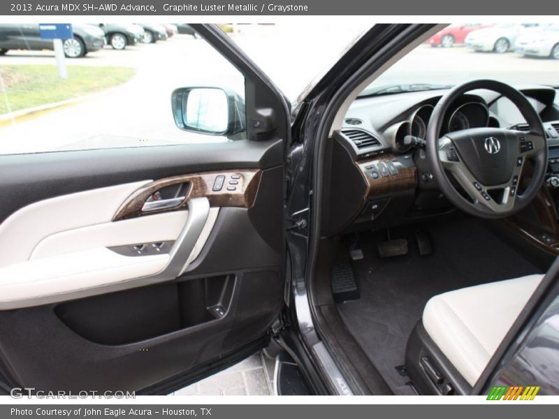 Graphite Luster Metallic / Graystone 2013 Acura MDX SH-AWD Advance