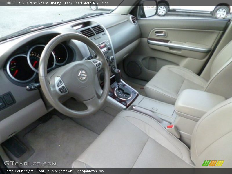 Black Pearl Metallic / Beige 2008 Suzuki Grand Vitara Luxury