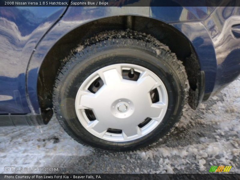 Sapphire Blue / Beige 2008 Nissan Versa 1.8 S Hatchback