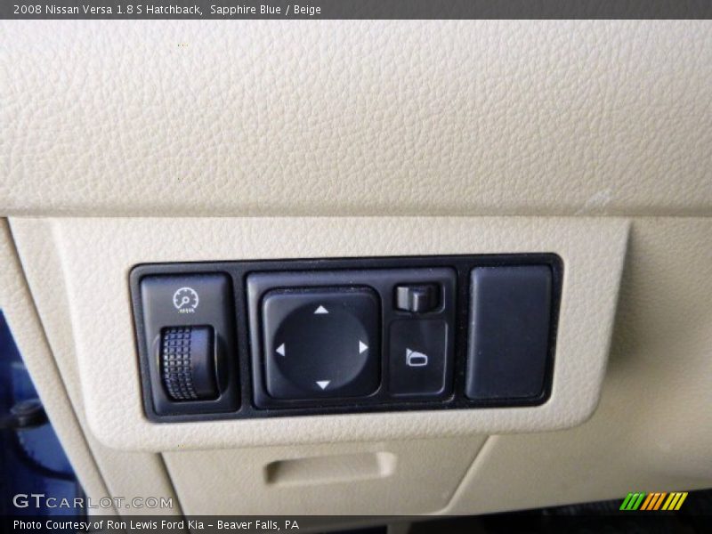 Sapphire Blue / Beige 2008 Nissan Versa 1.8 S Hatchback