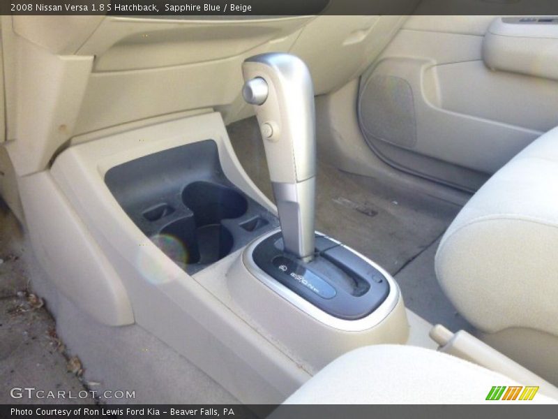 Sapphire Blue / Beige 2008 Nissan Versa 1.8 S Hatchback