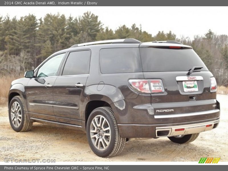Iridium Metallic / Ebony 2014 GMC Acadia Denali AWD