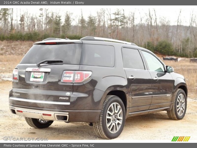 Iridium Metallic / Ebony 2014 GMC Acadia Denali AWD