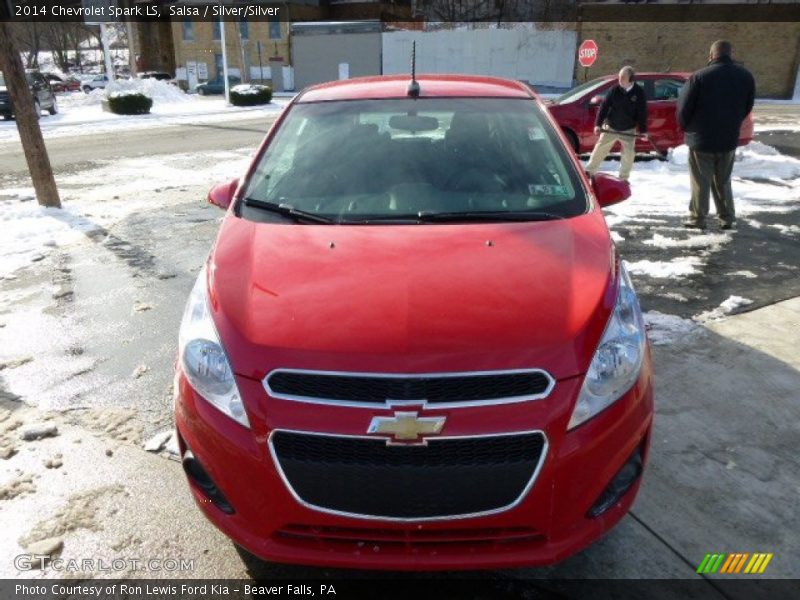 Salsa / Silver/Silver 2014 Chevrolet Spark LS