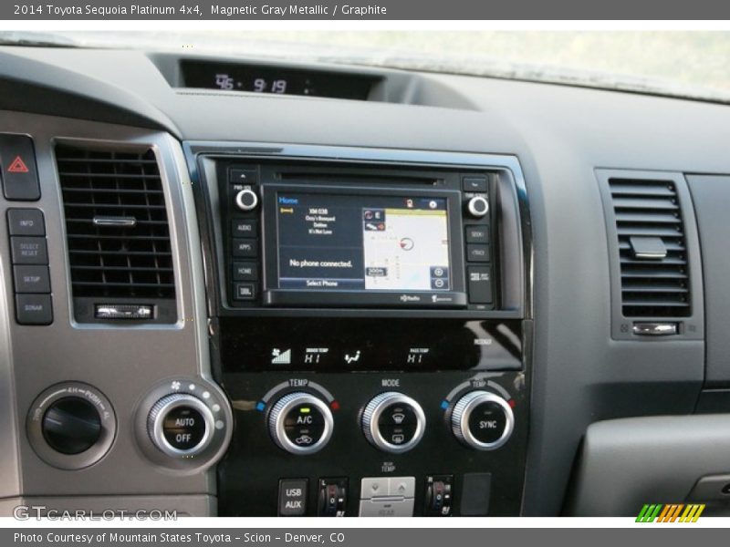 Magnetic Gray Metallic / Graphite 2014 Toyota Sequoia Platinum 4x4