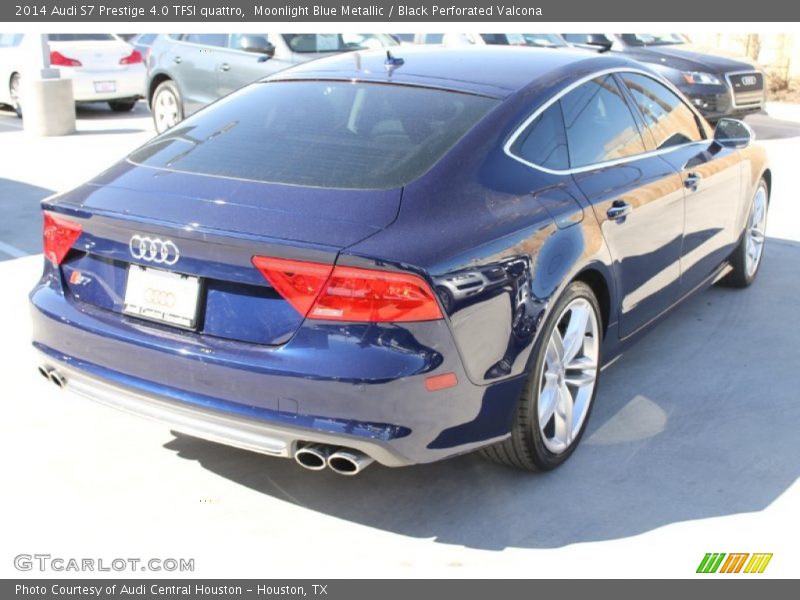 Moonlight Blue Metallic / Black Perforated Valcona 2014 Audi S7 Prestige 4.0 TFSI quattro