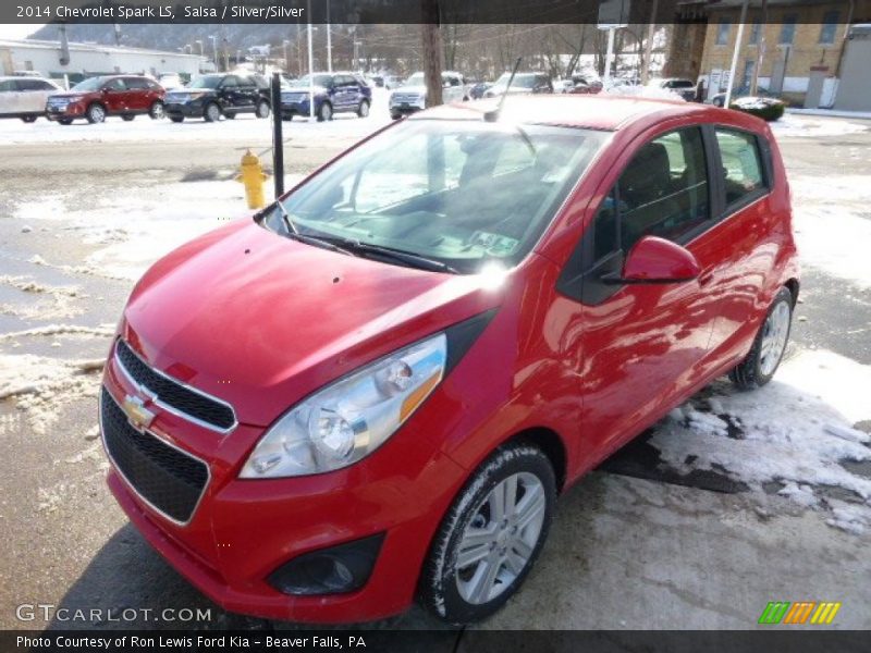 Salsa / Silver/Silver 2014 Chevrolet Spark LS