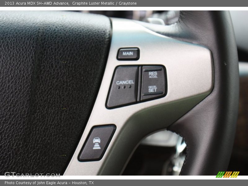 Graphite Luster Metallic / Graystone 2013 Acura MDX SH-AWD Advance