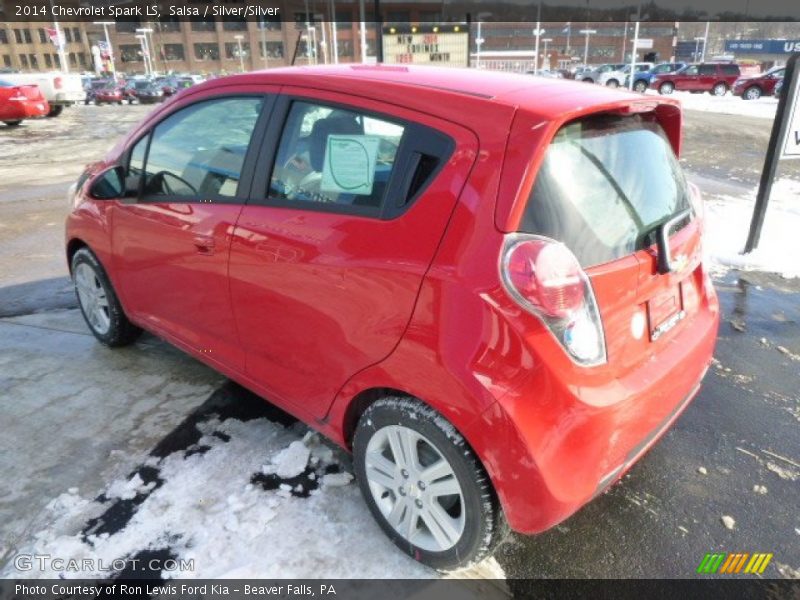 Salsa / Silver/Silver 2014 Chevrolet Spark LS