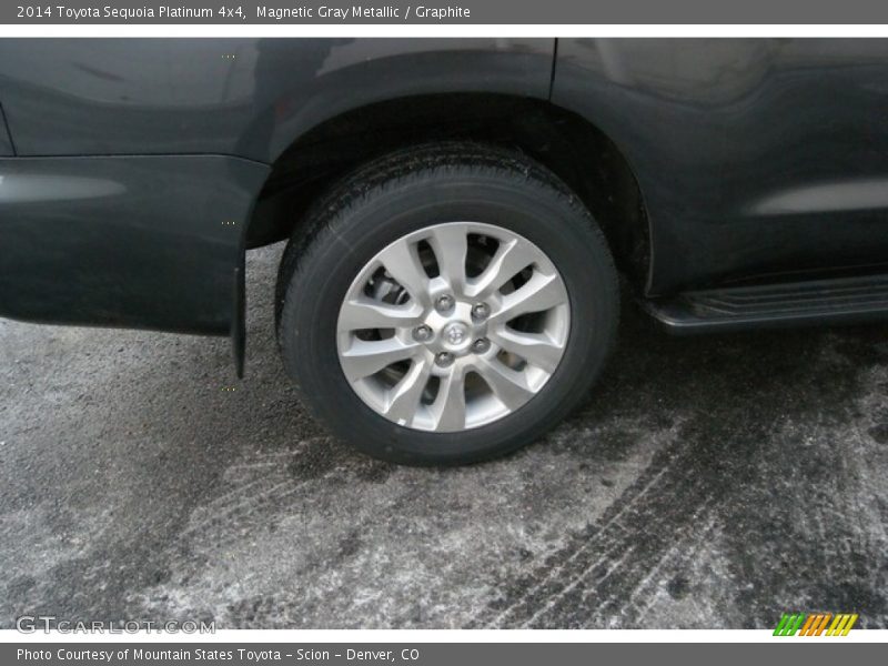 Magnetic Gray Metallic / Graphite 2014 Toyota Sequoia Platinum 4x4