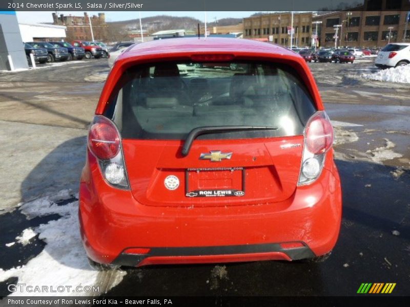 Salsa / Silver/Silver 2014 Chevrolet Spark LS