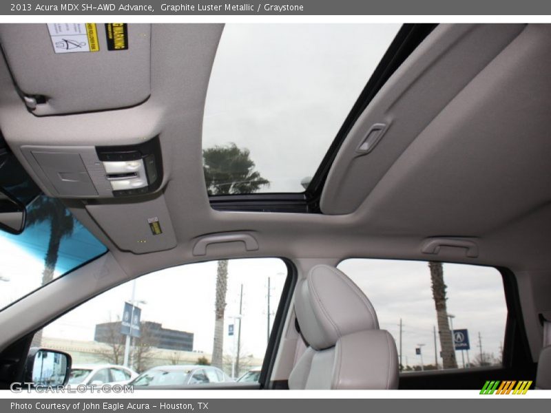 Graphite Luster Metallic / Graystone 2013 Acura MDX SH-AWD Advance