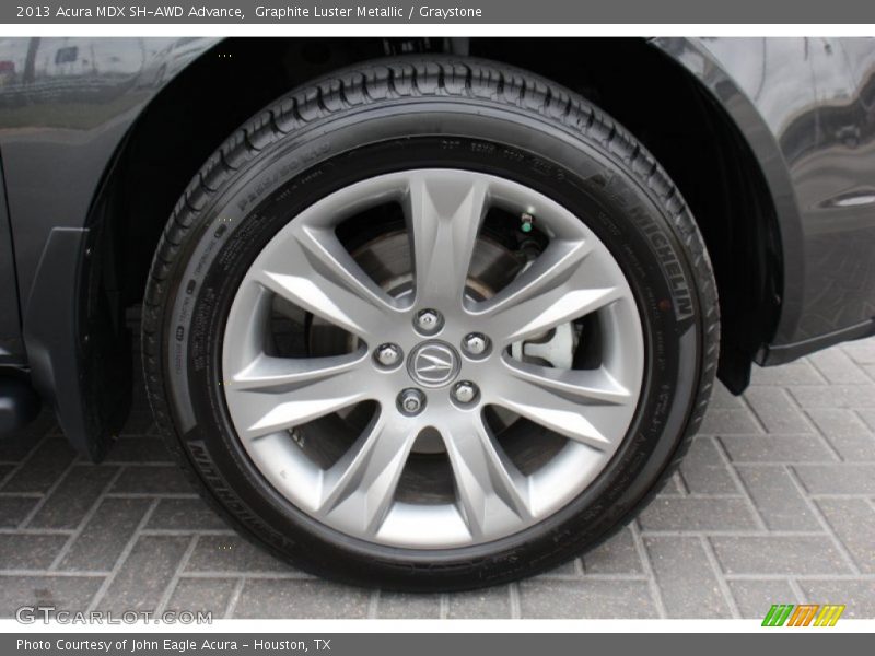 Graphite Luster Metallic / Graystone 2013 Acura MDX SH-AWD Advance