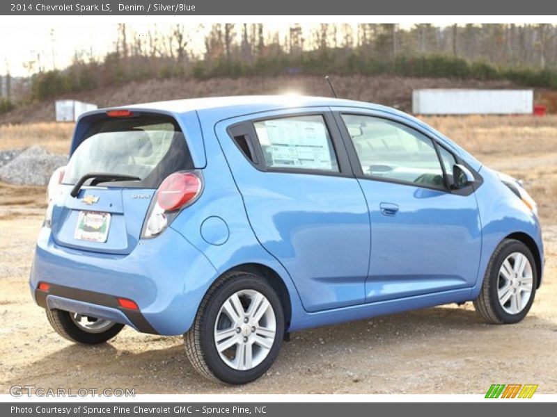 Denim / Silver/Blue 2014 Chevrolet Spark LS