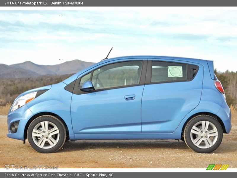 Denim / Silver/Blue 2014 Chevrolet Spark LS