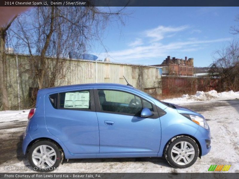 Denim / Silver/Silver 2014 Chevrolet Spark LS