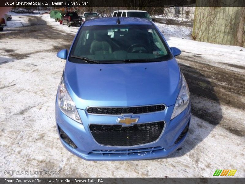 Denim / Silver/Silver 2014 Chevrolet Spark LS
