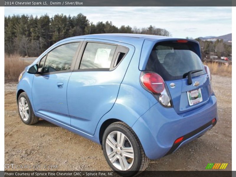 Denim / Silver/Blue 2014 Chevrolet Spark LS
