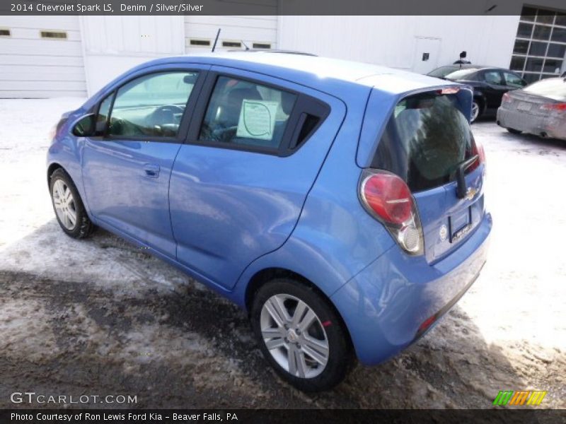 Denim / Silver/Silver 2014 Chevrolet Spark LS