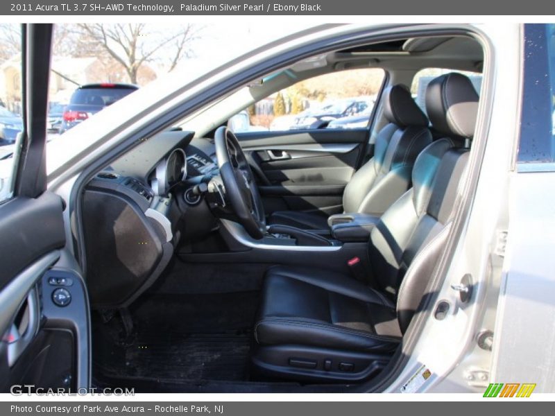 Paladium Silver Pearl / Ebony Black 2011 Acura TL 3.7 SH-AWD Technology