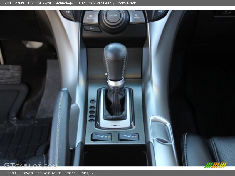 Paladium Silver Pearl / Ebony Black 2011 Acura TL 3.7 SH-AWD Technology