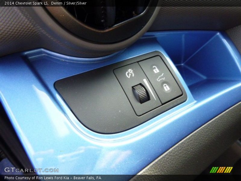 Denim / Silver/Silver 2014 Chevrolet Spark LS