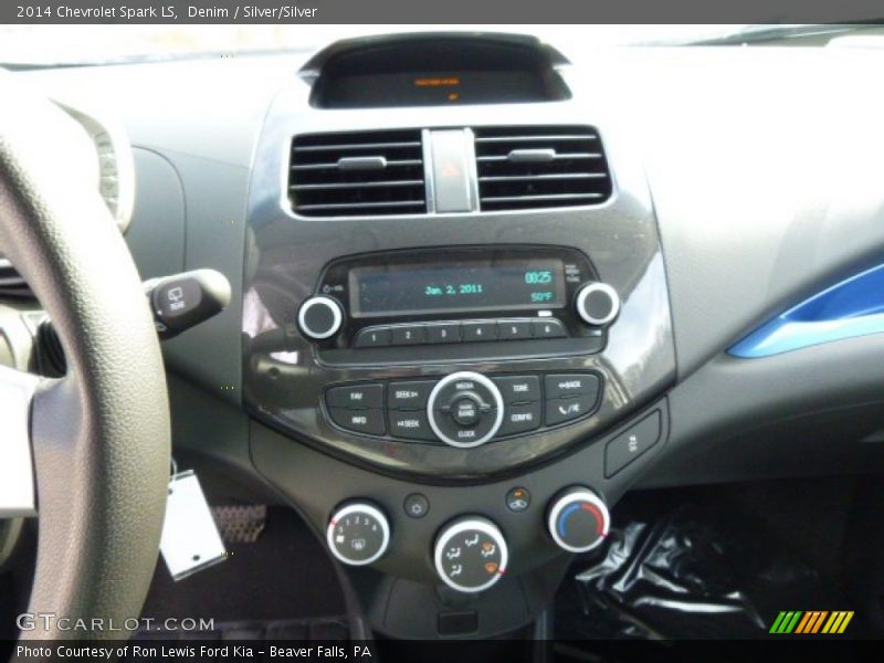 Denim / Silver/Silver 2014 Chevrolet Spark LS
