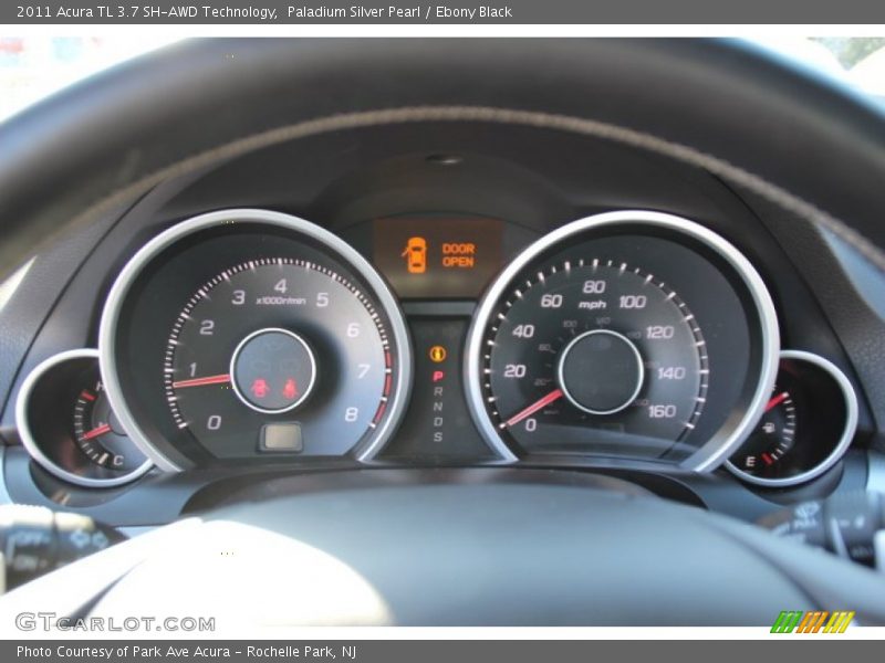 Paladium Silver Pearl / Ebony Black 2011 Acura TL 3.7 SH-AWD Technology