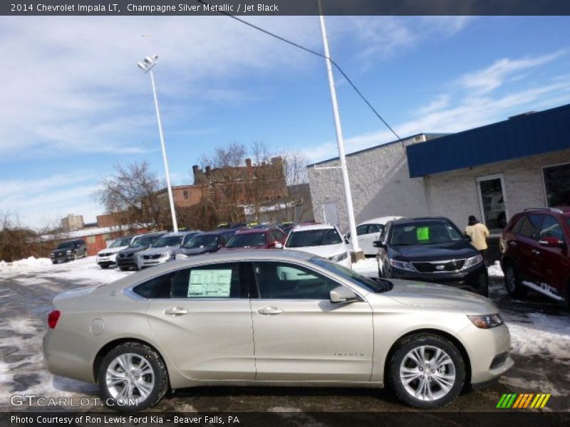 Champagne Silver Metallic / Jet Black 2014 Chevrolet Impala LT