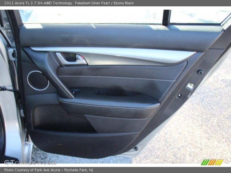 Paladium Silver Pearl / Ebony Black 2011 Acura TL 3.7 SH-AWD Technology