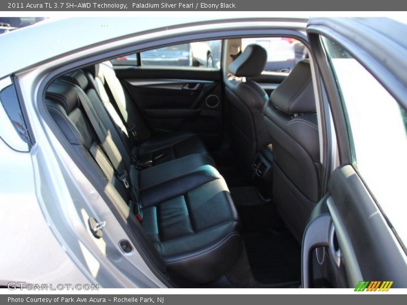 Paladium Silver Pearl / Ebony Black 2011 Acura TL 3.7 SH-AWD Technology