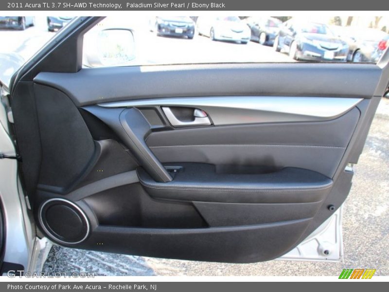 Paladium Silver Pearl / Ebony Black 2011 Acura TL 3.7 SH-AWD Technology