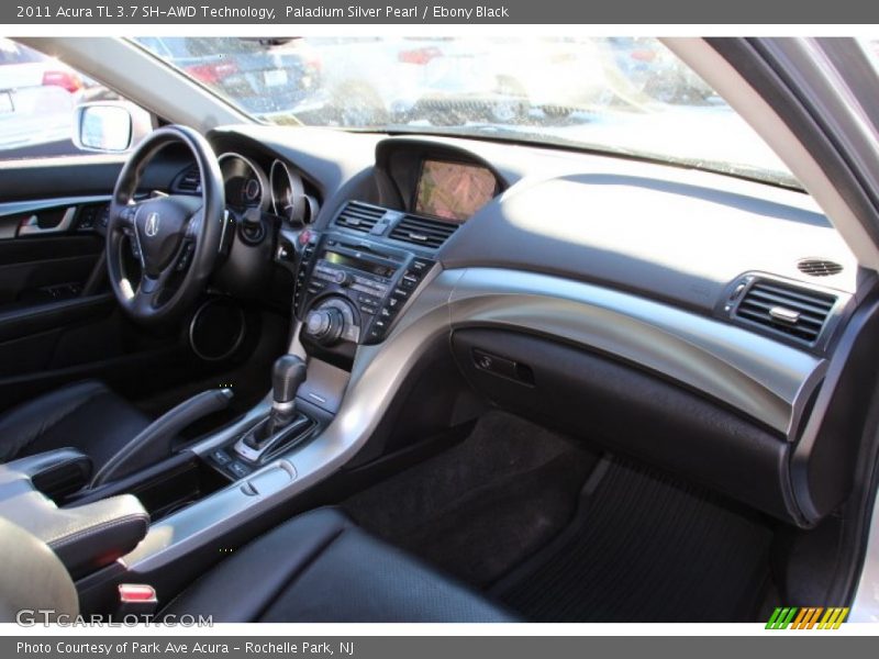 Paladium Silver Pearl / Ebony Black 2011 Acura TL 3.7 SH-AWD Technology