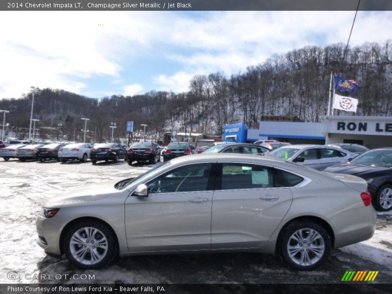 Champagne Silver Metallic / Jet Black 2014 Chevrolet Impala LT