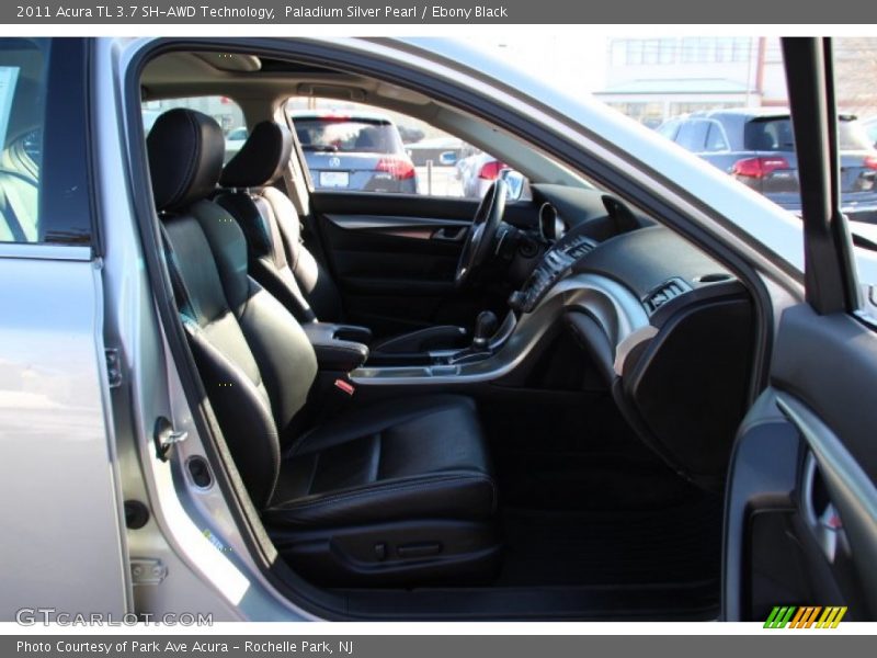 Paladium Silver Pearl / Ebony Black 2011 Acura TL 3.7 SH-AWD Technology