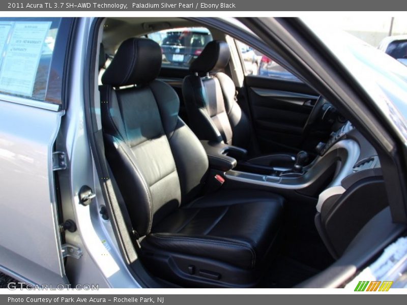 Paladium Silver Pearl / Ebony Black 2011 Acura TL 3.7 SH-AWD Technology