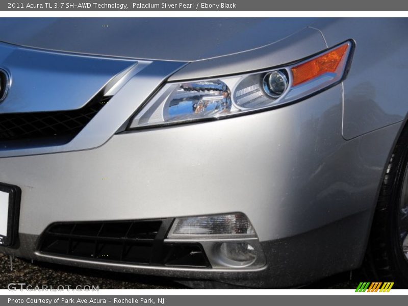 Paladium Silver Pearl / Ebony Black 2011 Acura TL 3.7 SH-AWD Technology