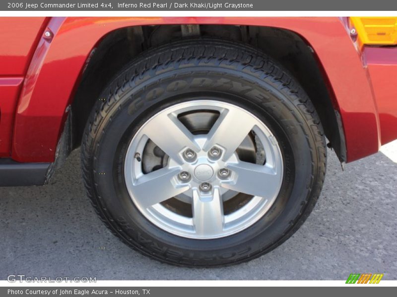 Inferno Red Pearl / Dark Khaki/Light Graystone 2006 Jeep Commander Limited 4x4