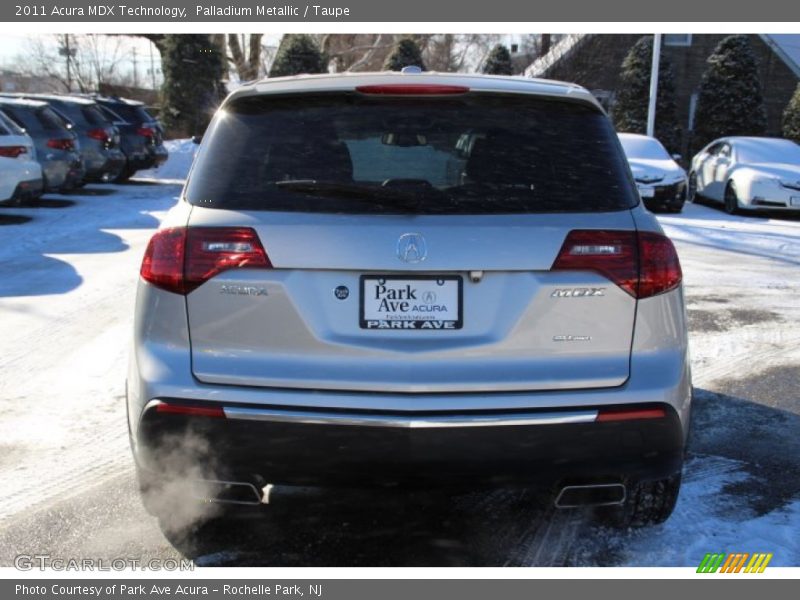 Palladium Metallic / Taupe 2011 Acura MDX Technology