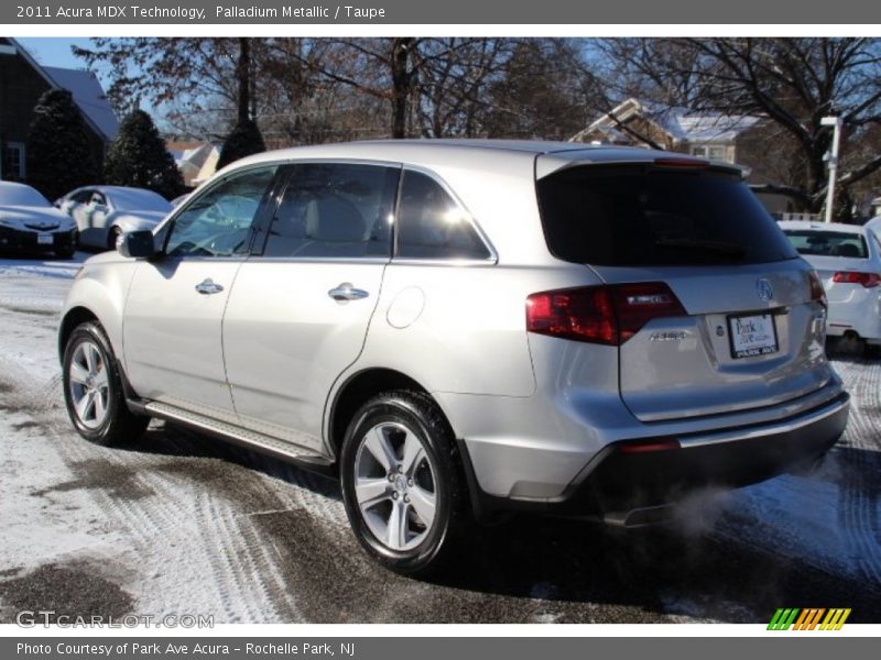 Palladium Metallic / Taupe 2011 Acura MDX Technology