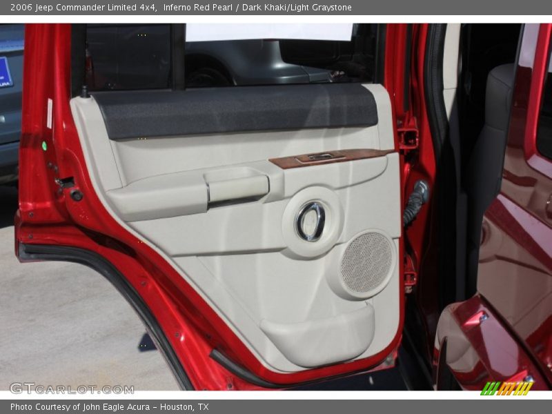 Inferno Red Pearl / Dark Khaki/Light Graystone 2006 Jeep Commander Limited 4x4