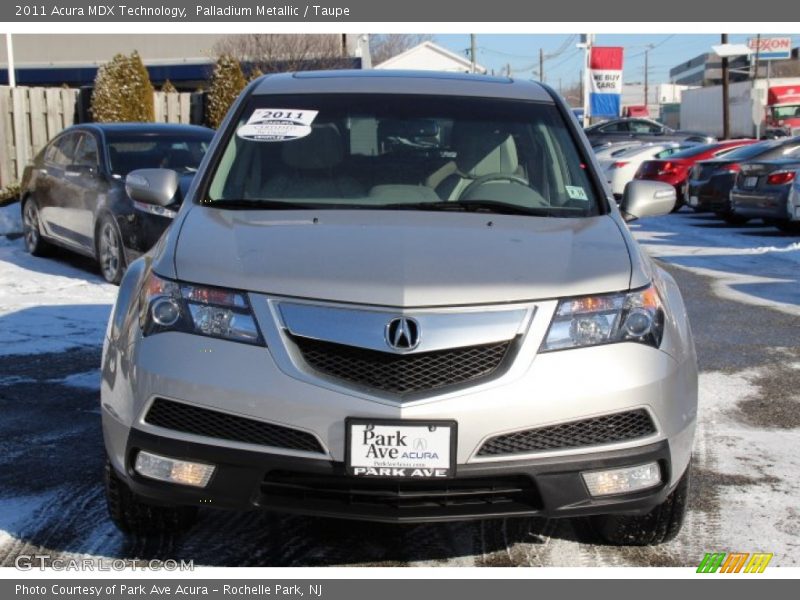 Palladium Metallic / Taupe 2011 Acura MDX Technology