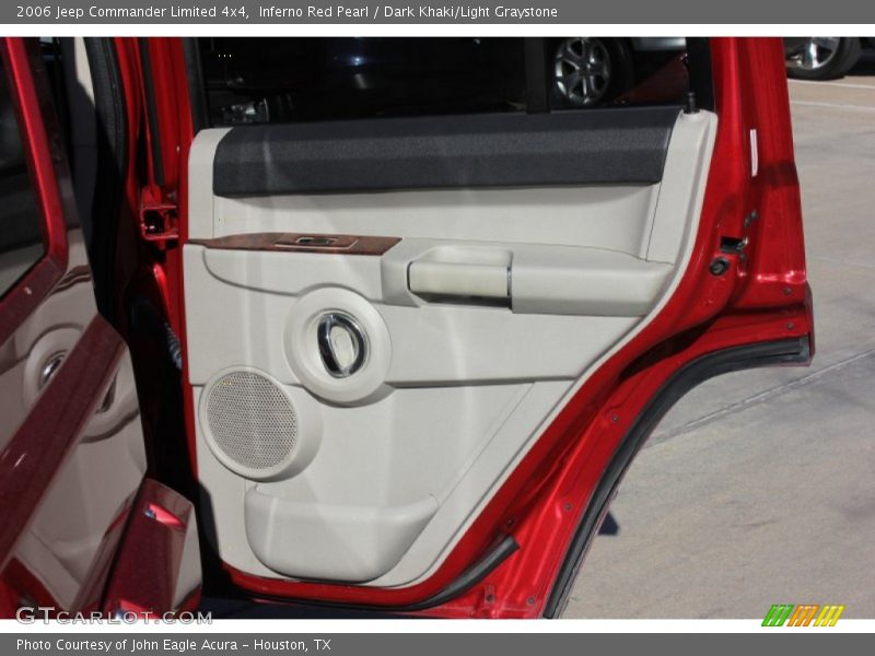 Inferno Red Pearl / Dark Khaki/Light Graystone 2006 Jeep Commander Limited 4x4