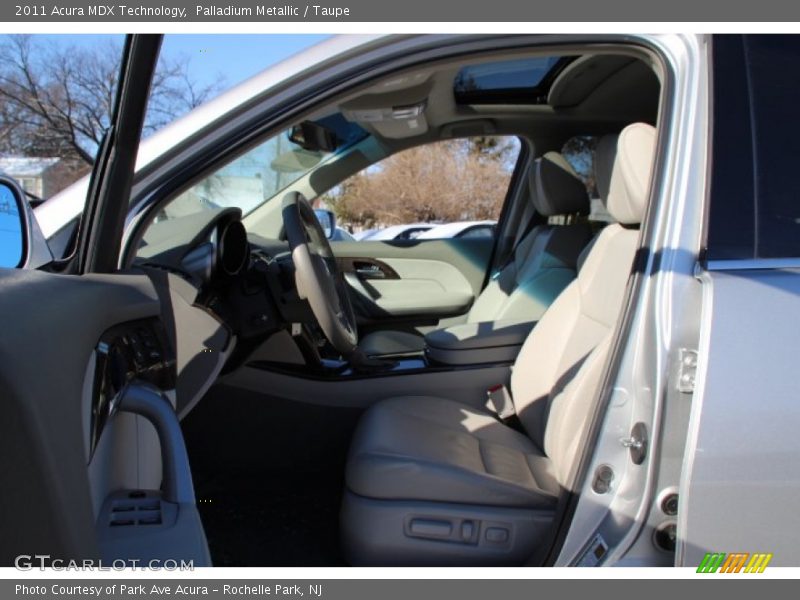 Palladium Metallic / Taupe 2011 Acura MDX Technology