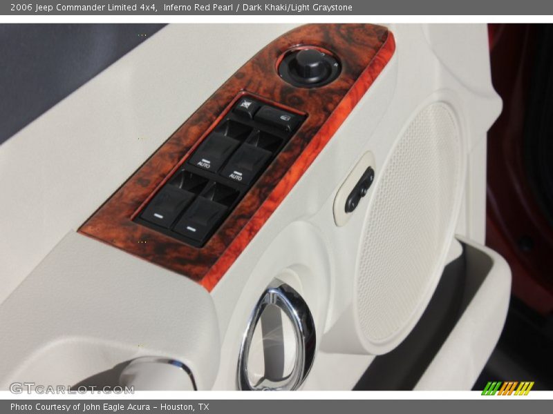 Inferno Red Pearl / Dark Khaki/Light Graystone 2006 Jeep Commander Limited 4x4