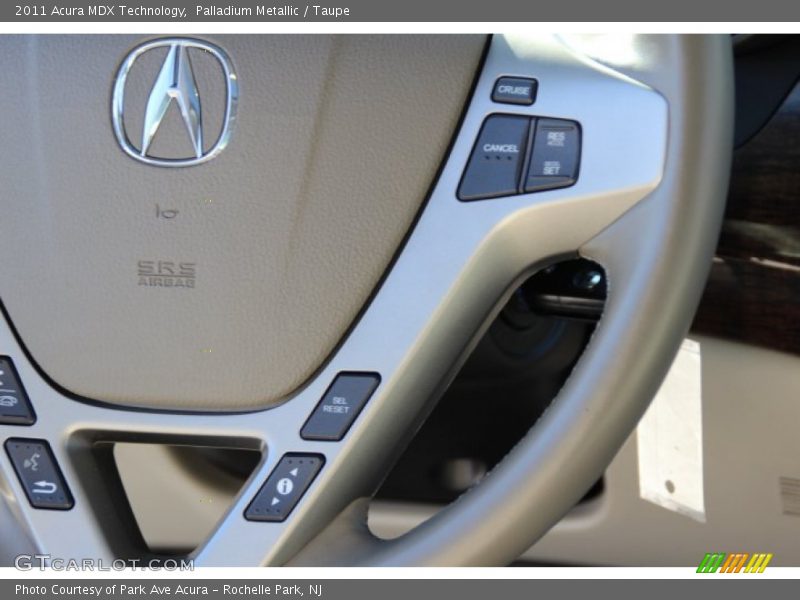 Palladium Metallic / Taupe 2011 Acura MDX Technology