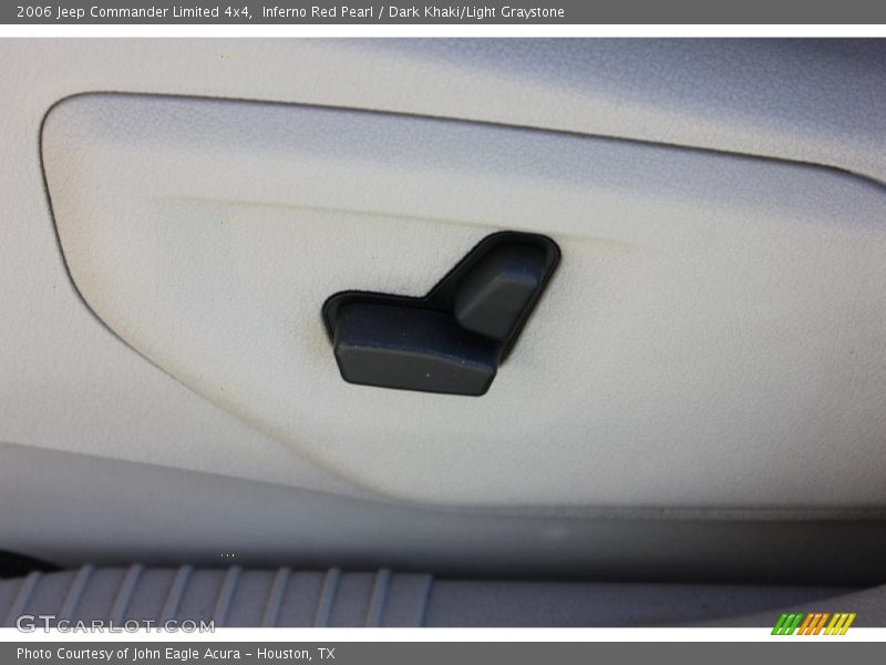 Inferno Red Pearl / Dark Khaki/Light Graystone 2006 Jeep Commander Limited 4x4