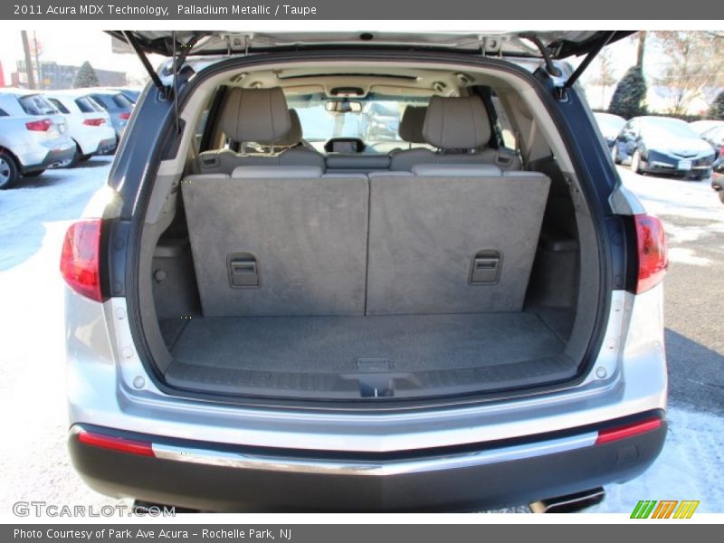 Palladium Metallic / Taupe 2011 Acura MDX Technology