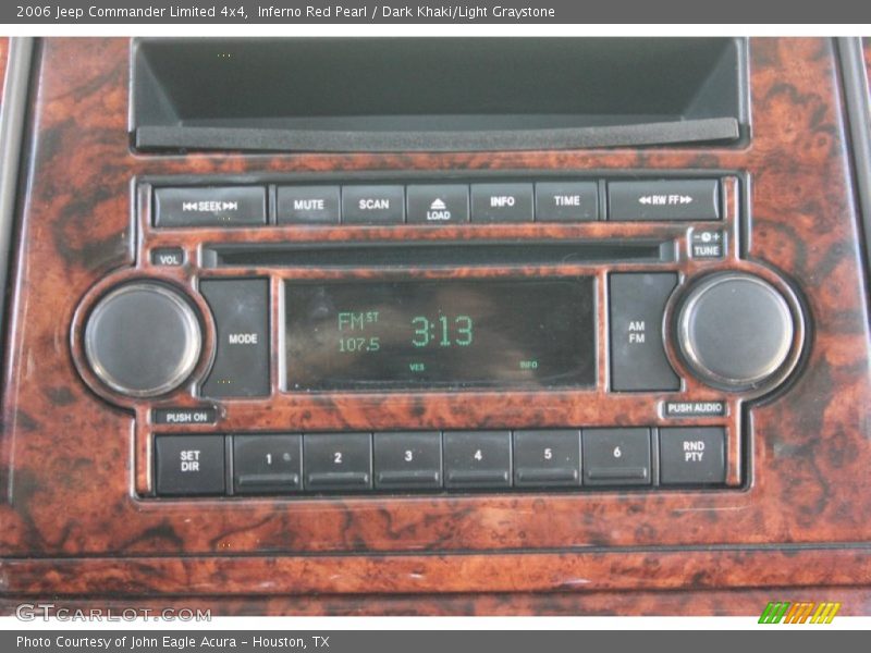 Inferno Red Pearl / Dark Khaki/Light Graystone 2006 Jeep Commander Limited 4x4